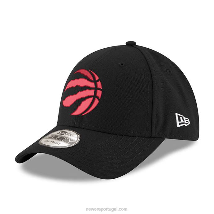 FFTN1689 New Era boné toronto raptors league black 9forty