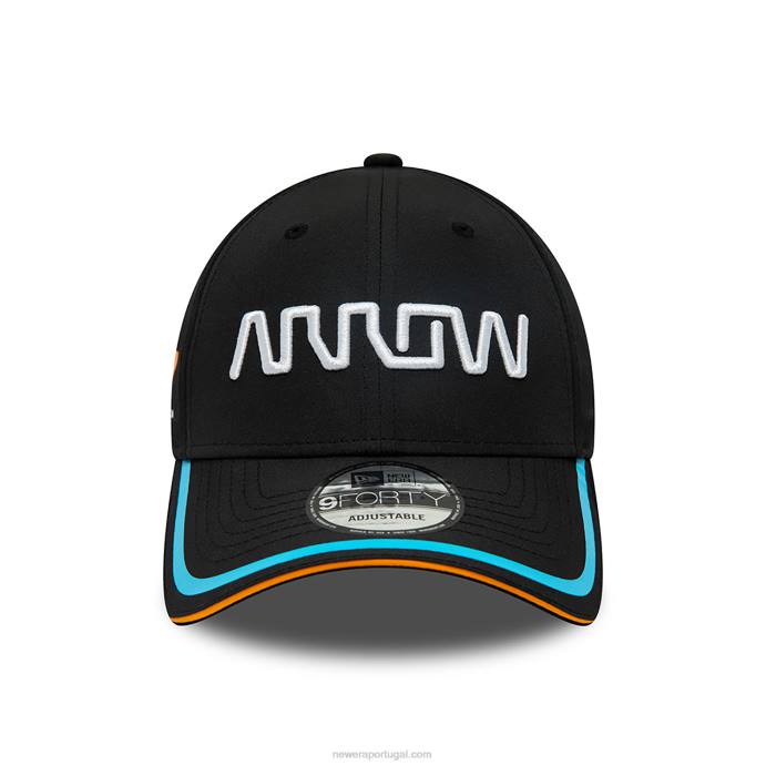 FFTN1693 New Era boné ajustável mclaren arrow black 9forty