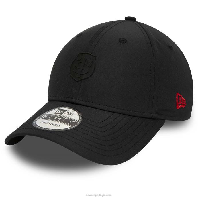 FFTN1695 New Era boné ajustável stade toulousain micrologo preto 9forty