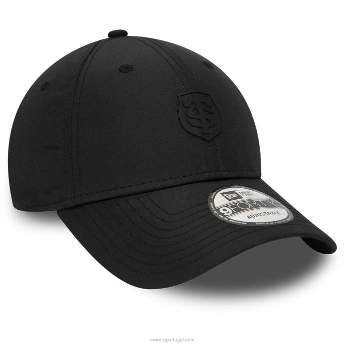 FFTN1695 New Era boné ajustável stade toulousain micrologo preto 9forty
