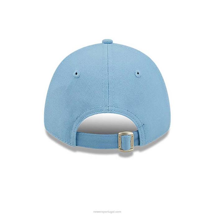 FFTN1696 New Era boné ajustável Heritage script kids azul 9forty