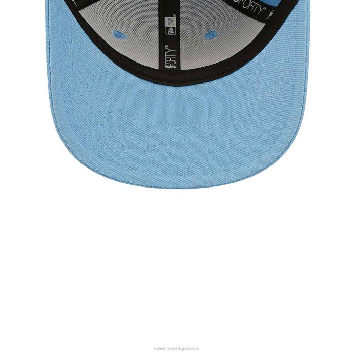 FFTN1696 New Era boné ajustável Heritage script kids azul 9forty