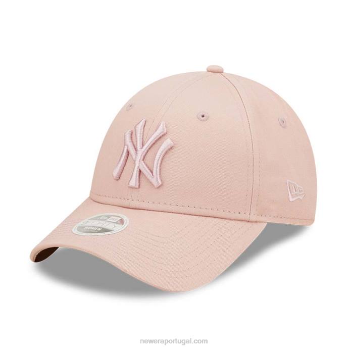 FFTN1697 New Era boné ajustável new york yankees da liga feminina essencial rosa 9forty