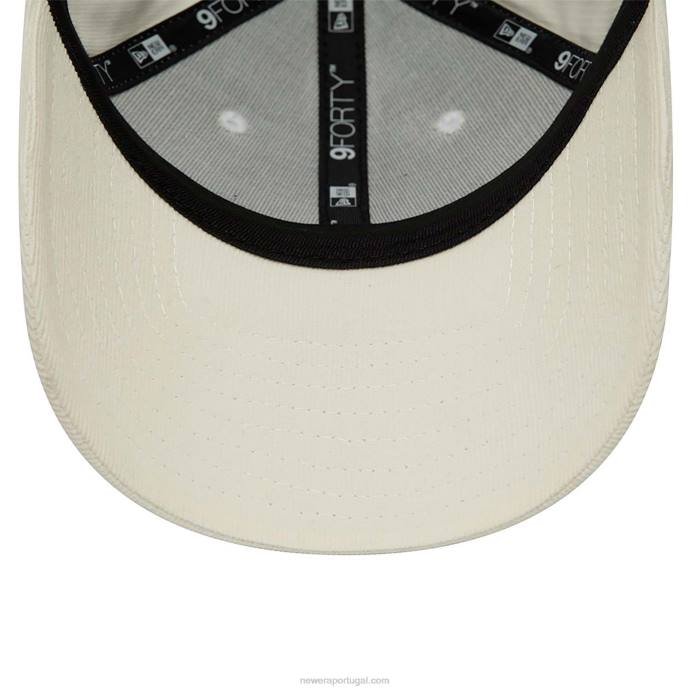 FFTN1700 New Era touca ajustável new york yankees cordão mini logo bege claro 9forty