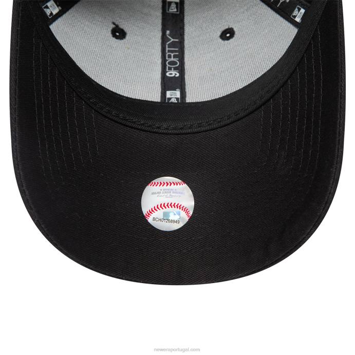 FFTN1703 New Era Boné ajustável La Dodgers League Essential Black 9forty