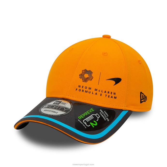 FFTN1710 New Era Boné ajustável mclaren formula e team orange 9forty