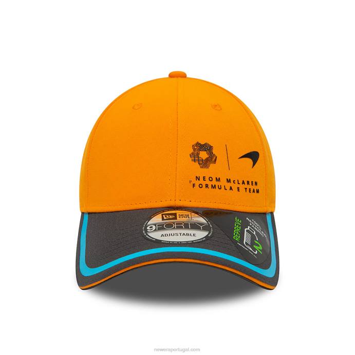 FFTN1710 New Era Boné ajustável mclaren formula e team orange 9forty