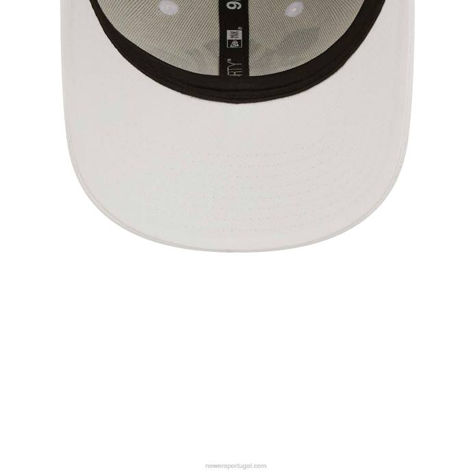 FFTN1711 New Era Boné feminino new york yankees floral metálico branco 9forty ajustável
