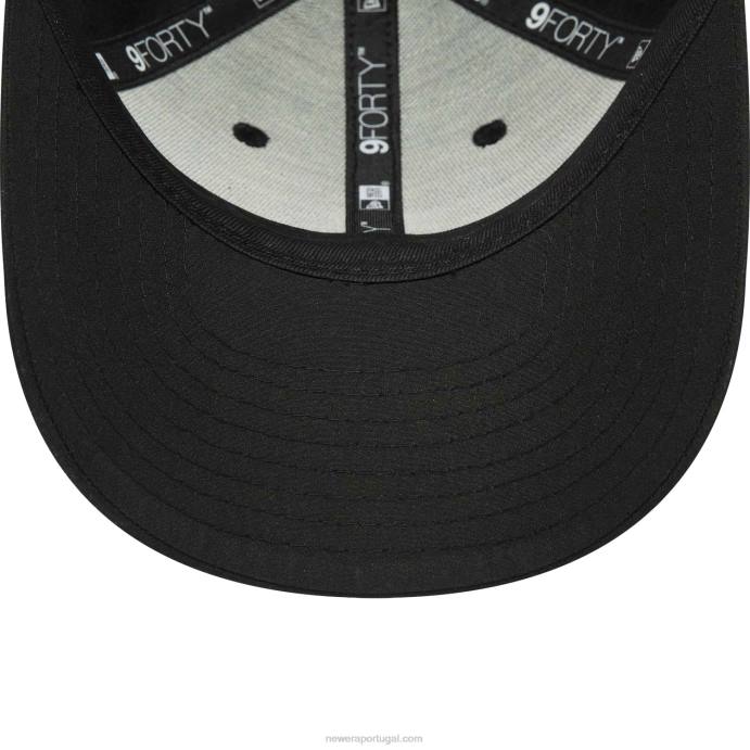 FFTN1712 New Era boné juvenil Stade Toulousain micrologo preto 9forty
