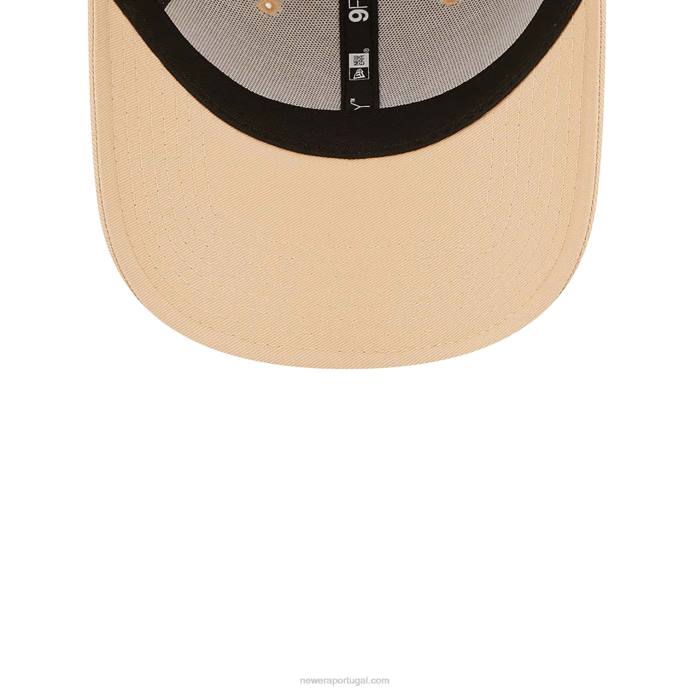 FFTN1714 New Era New York Yankees Womens League Essential Stone 9forty Boné ajustável