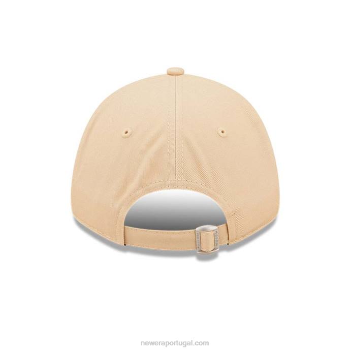 FFTN1714 New Era New York Yankees Womens League Essential Stone 9forty Boné ajustável