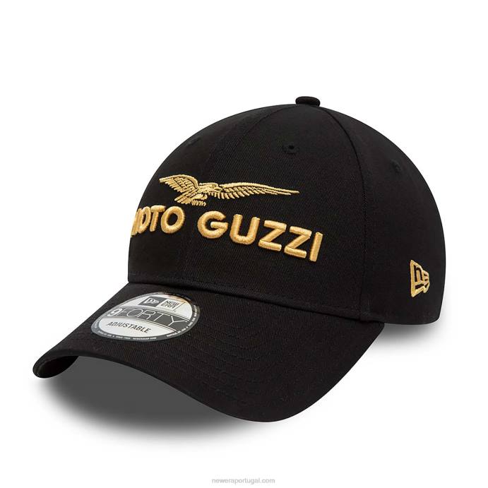 FFTN1716 New Era boné regulável moto guzzi black 9forty