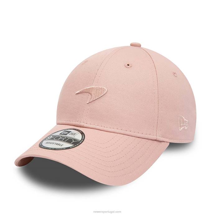 FFTN1717 New Era boné ajustável mclaren racing rosa pastel 9forty