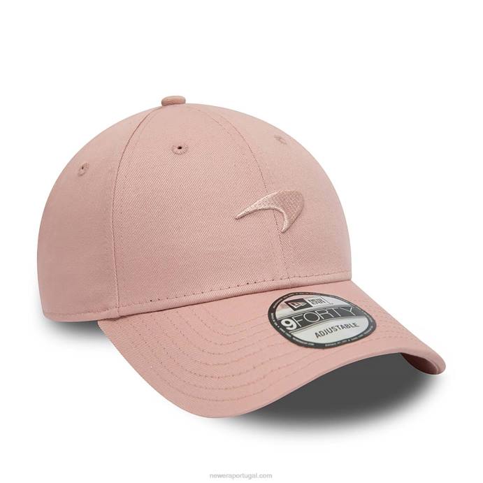 FFTN1717 New Era boné ajustável mclaren racing rosa pastel 9forty