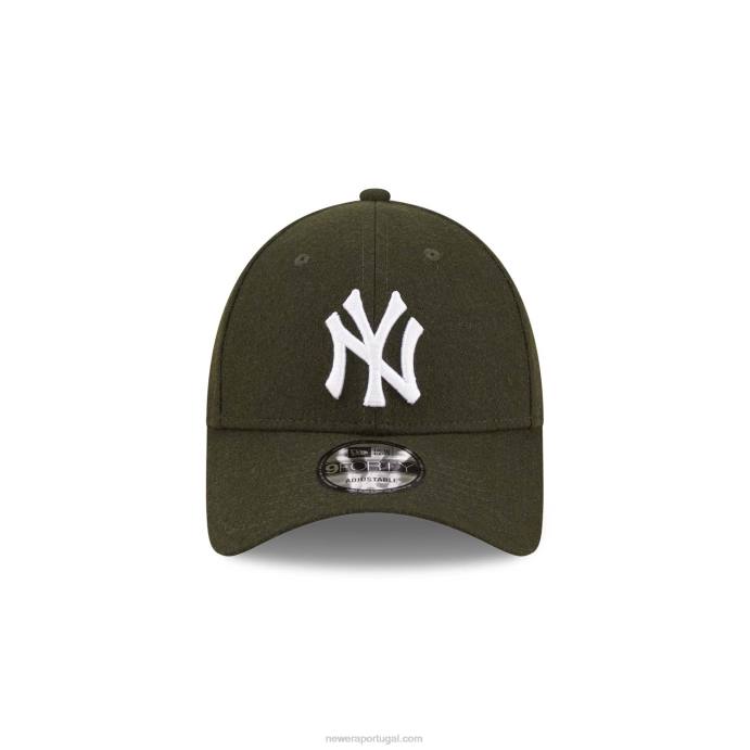 FFTN1719 New Era boné ajustável New York Yankees lã caqui 9forty
