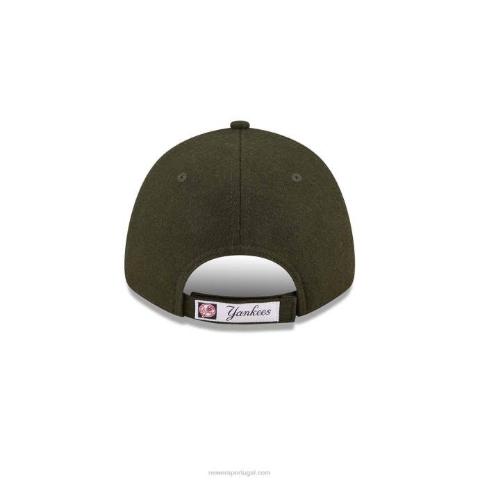 FFTN1719 New Era boné ajustável New York Yankees lã caqui 9forty