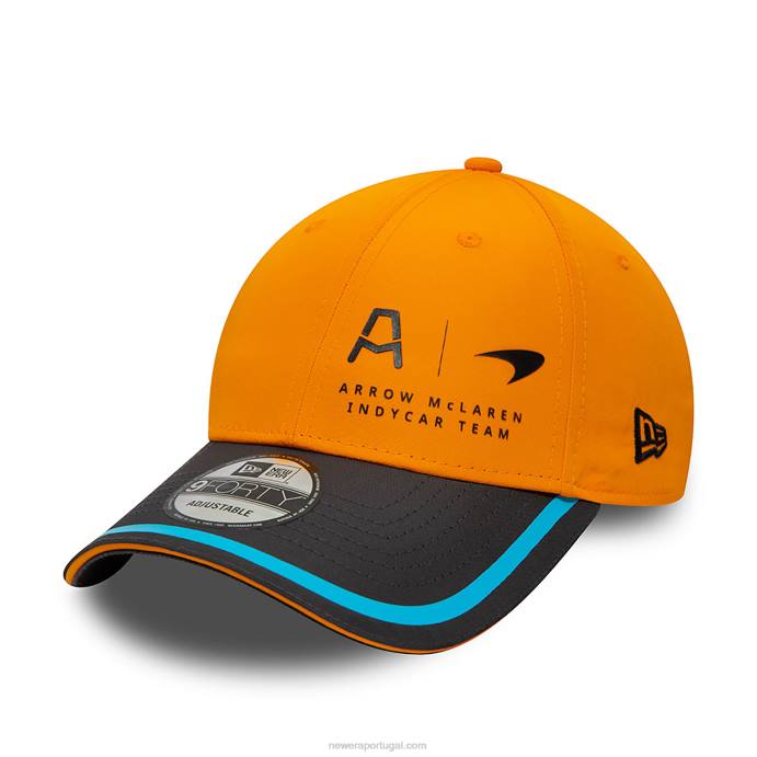 FFTN1727 New Era Boné ajustável mclaren indycar team orange 9forty