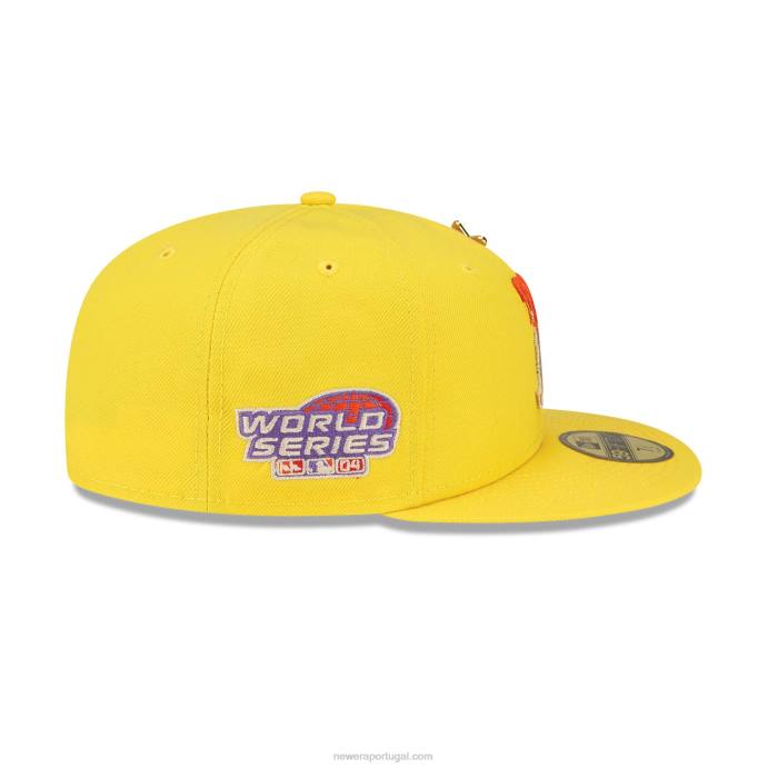 FFTN172 New Era boton red sox ice pop amarelo brilhante 59fifty boné ajustado