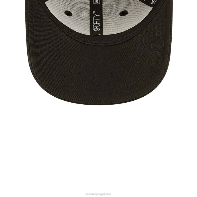 FFTN1731 New Era Boné ajustável La Dodgers Youth League Essential Black 9forty