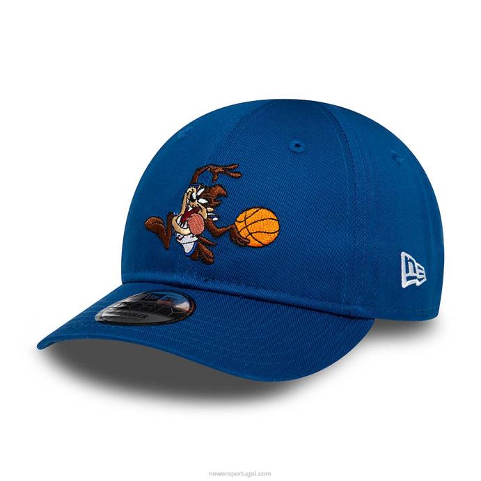FFTN1733 New Era boné ajustável taz toddler azul médio 9forty