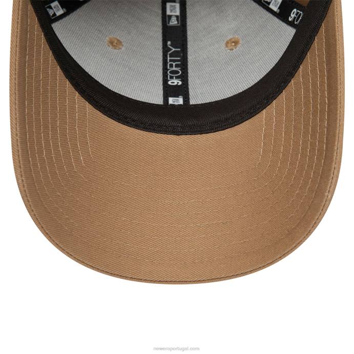FFTN1734 New Era boné ajustável La Dodgers Seasonal Brown 9forty