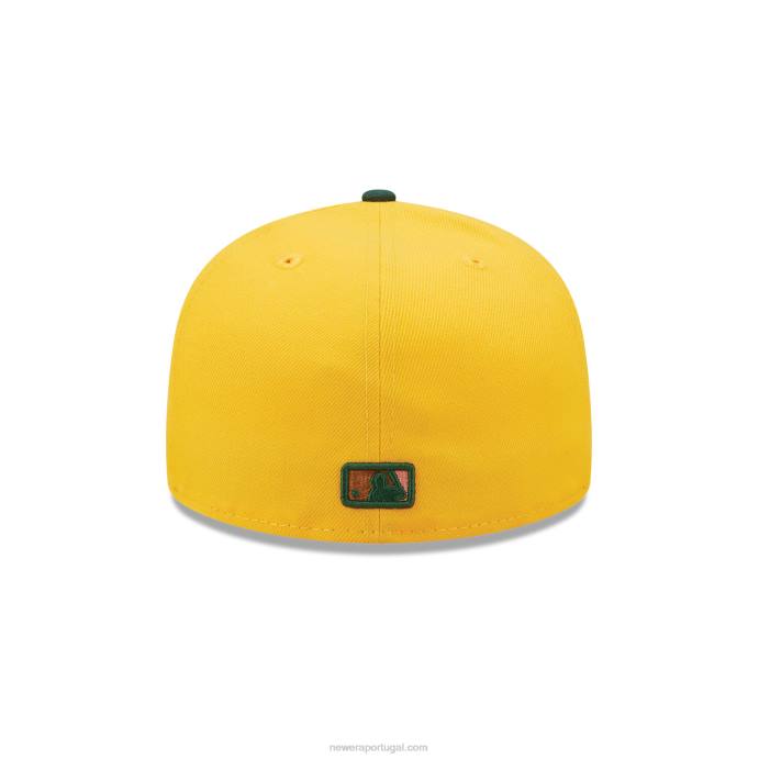 FFTN173 New Era la dodgers volta às aulas boné amarelo 59fifty