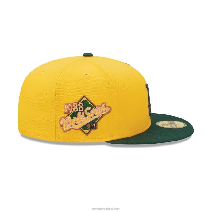 FFTN173 New Era la dodgers volta às aulas boné amarelo 59fifty