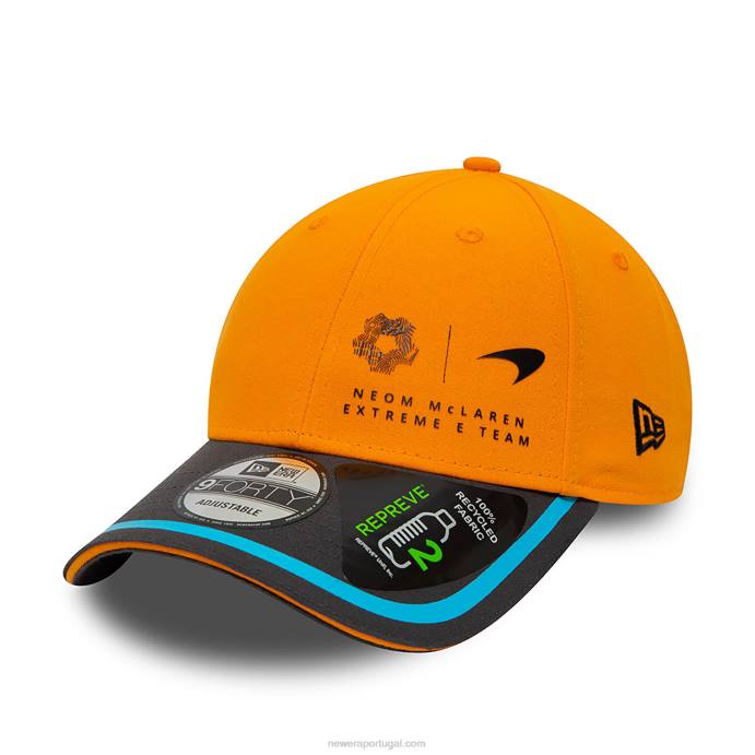 FFTN1742 New Era Boné ajustável mclaren extreme e team orange 9forty
