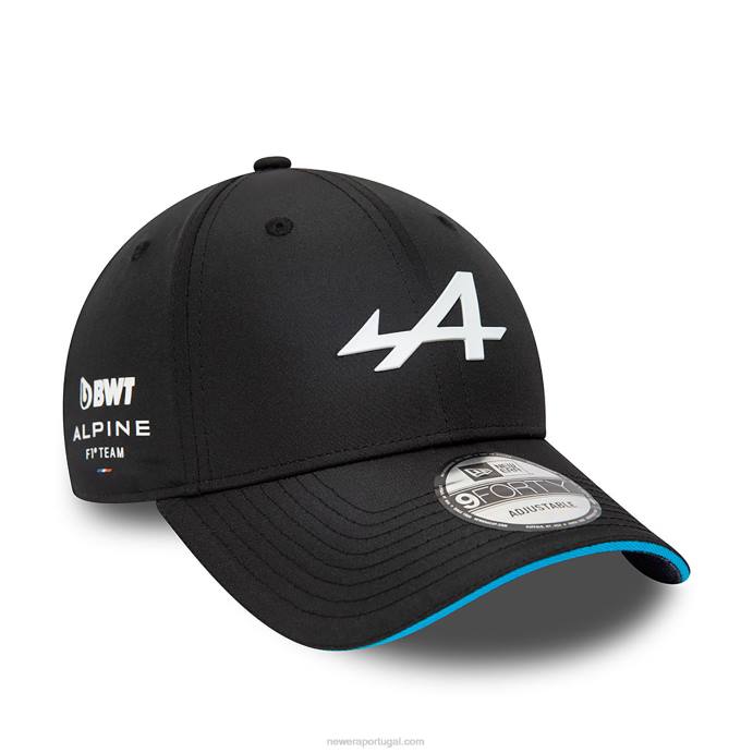 FFTN1744 New Era Boné ajustável alpine team black 9forty