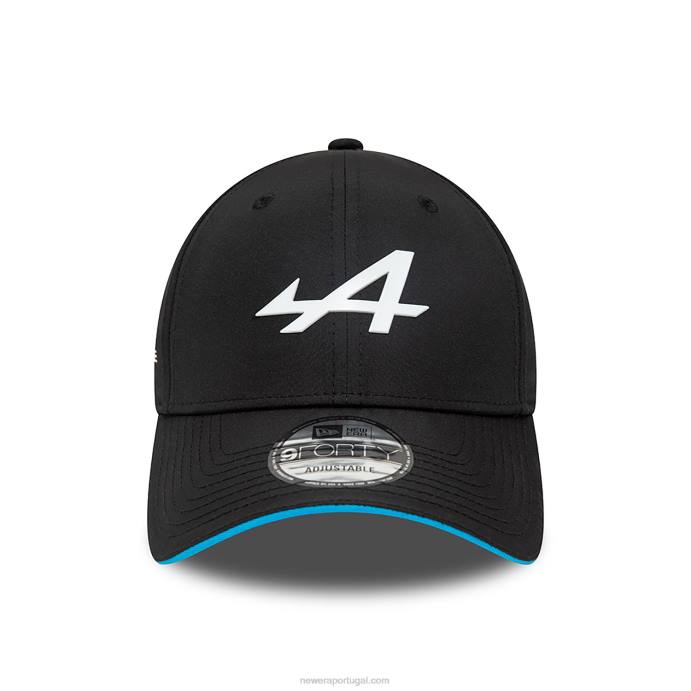 FFTN1744 New Era Boné ajustável alpine team black 9forty
