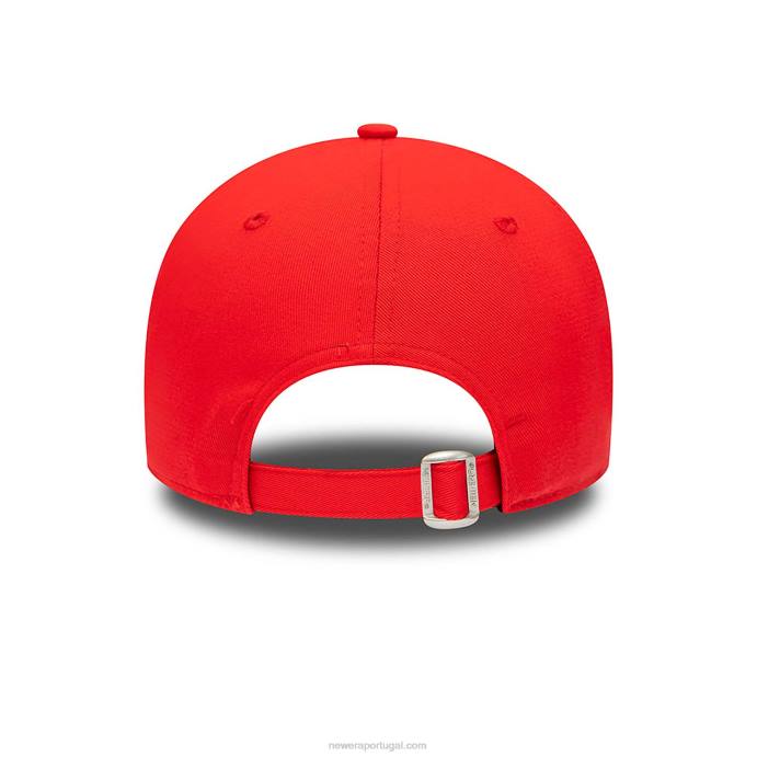 FFTN1745 New Era chicago bulls team side patch red 9forty boné ajustável