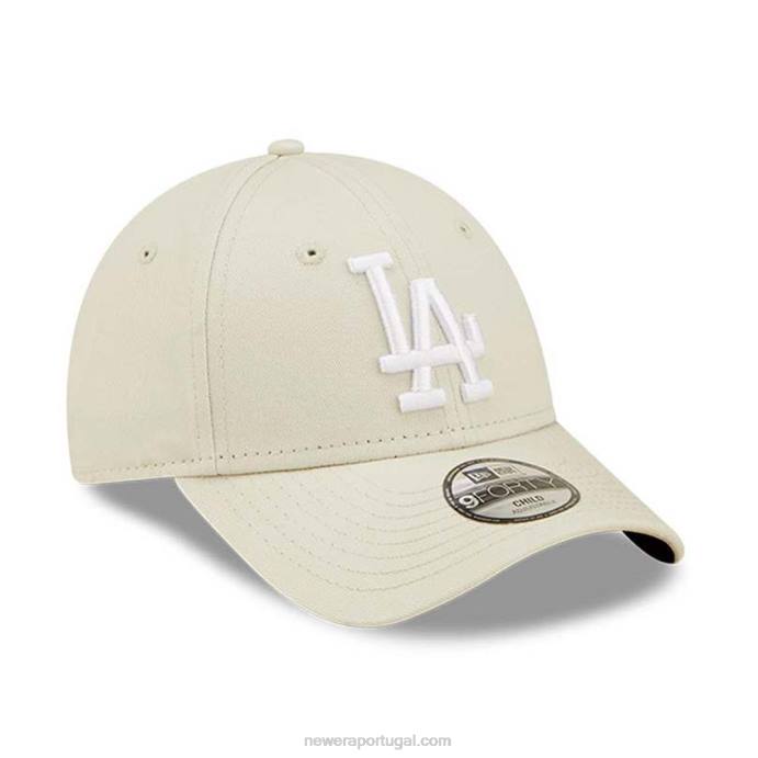 FFTN1746 New Era Boné ajustável La Dodgers Youth League Essential Stone 9Forty