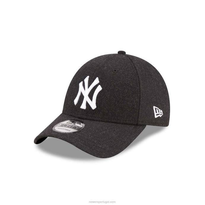FFTN1751 New Era gorro ajustável New York Yankees de lã preta 9forty