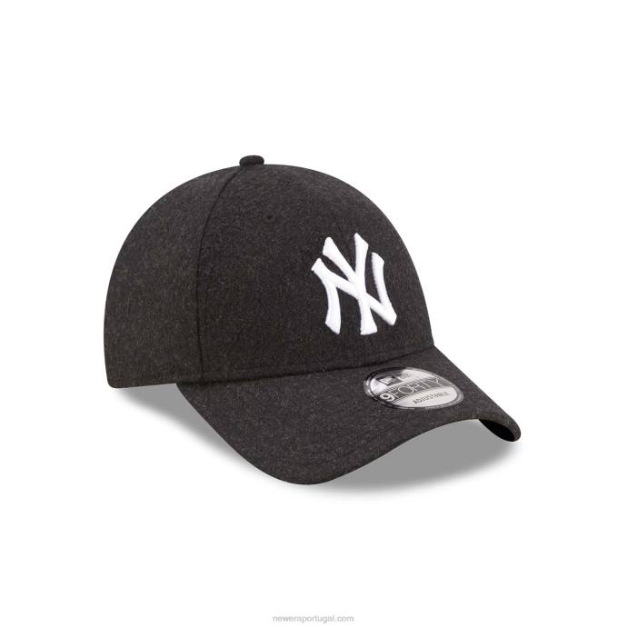 FFTN1751 New Era gorro ajustável New York Yankees de lã preta 9forty