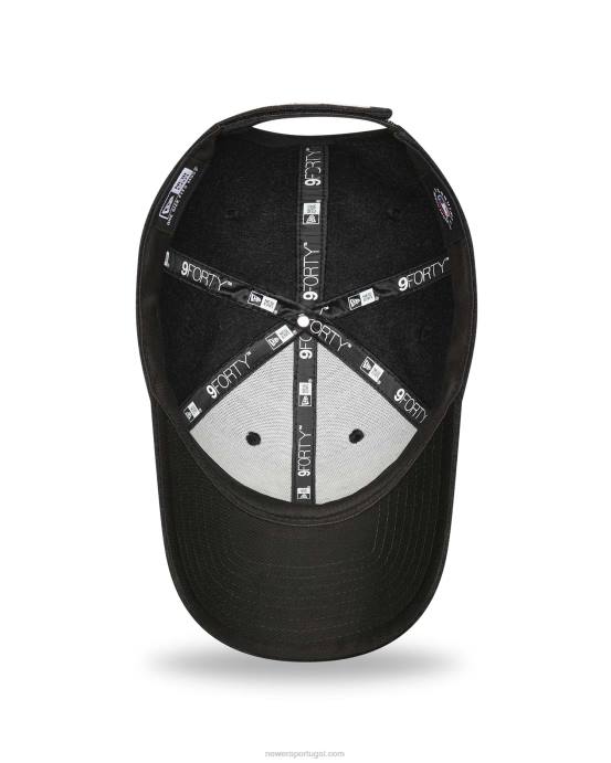 FFTN1751 New Era gorro ajustável New York Yankees de lã preta 9forty