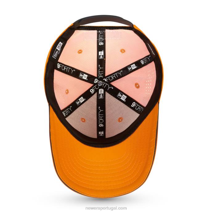 FFTN1753 New Era Boné snapback laranja 9forty mclaren f1 team kids