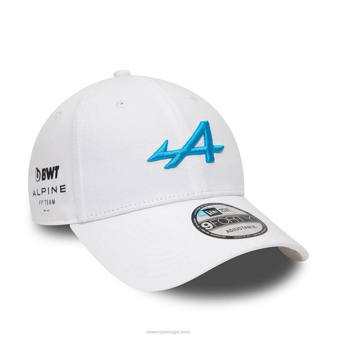 FFTN1761 New Era boné ajustável alpine essencial branco 9forty