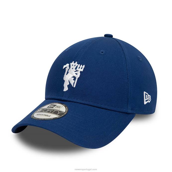 FFTN1764 New Era boné ajustável manchester united fc azul sazonal 9forty