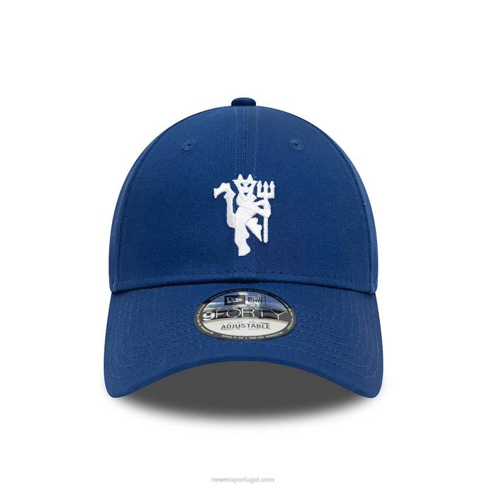 FFTN1764 New Era boné ajustável manchester united fc azul sazonal 9forty