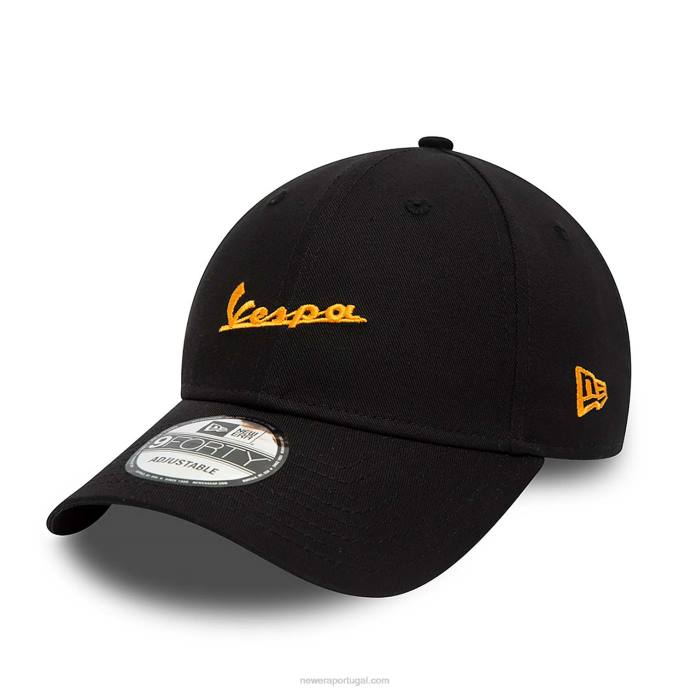 FFTN1765 New Era boné ajustável vespa sazonal preto 9forty