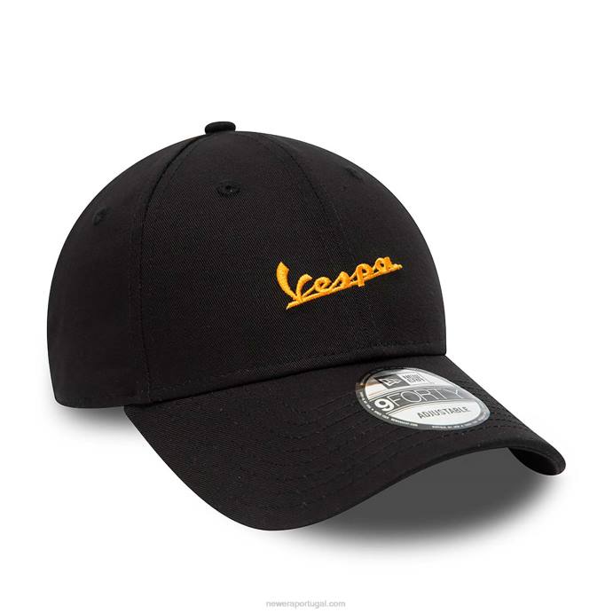 FFTN1765 New Era boné ajustável vespa sazonal preto 9forty