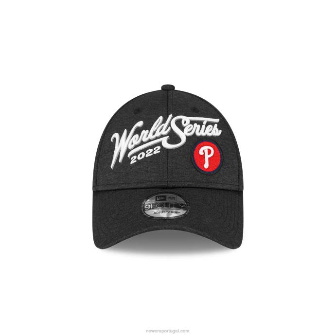 FFTN1767 New Era philadelphia phillies mlb league champions boné preto 9forty ajustável