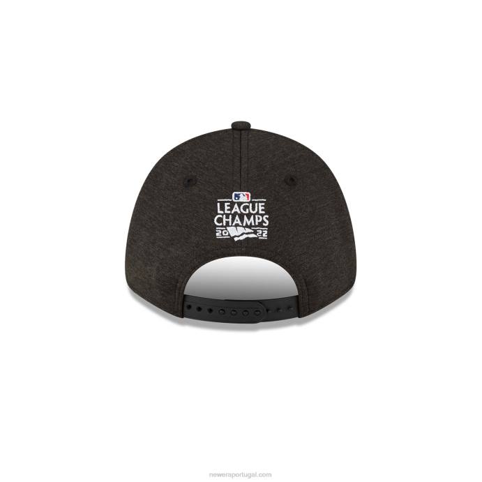 FFTN1767 New Era philadelphia phillies mlb league champions boné preto 9forty ajustável