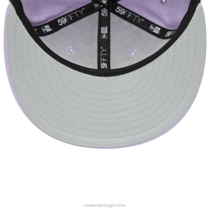 FFTN176 New Era Boné Atlanta Braves World Series tonal lilás 59fifty