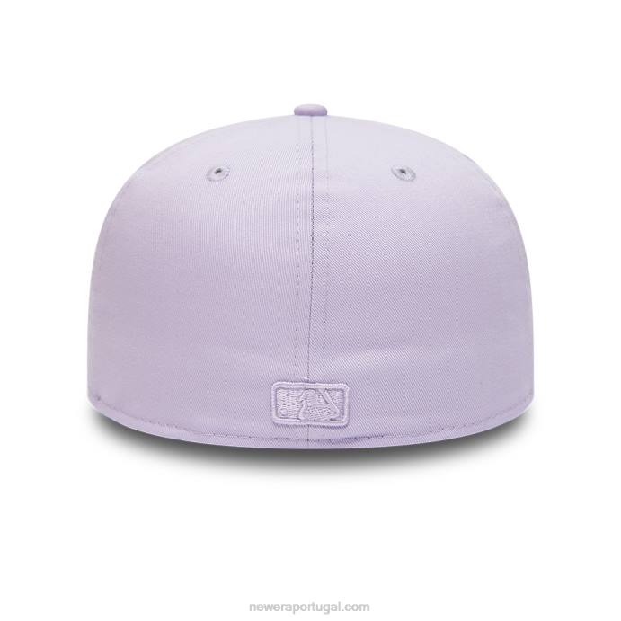 FFTN176 New Era Boné Atlanta Braves World Series tonal lilás 59fifty