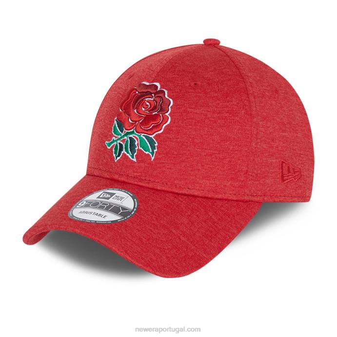 FFTN1771 New Era boné inglês rugby shadow tech red 9forty
