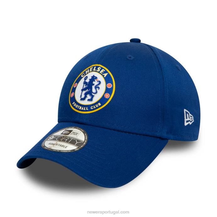FFTN1772 New Era Boné ajustável chelsea fc blue 9forty