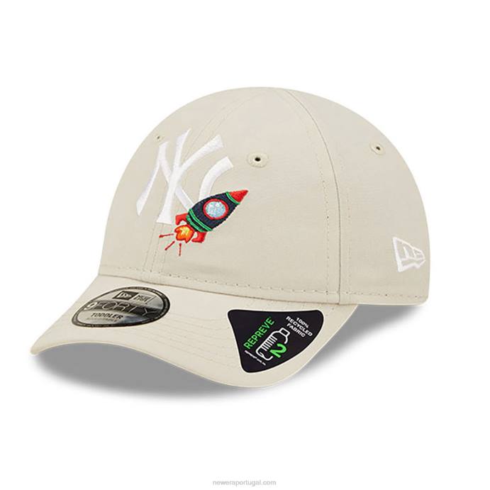 FFTN1775 New Era boné ajustável new york yankees repreve toddler space stone 9forty