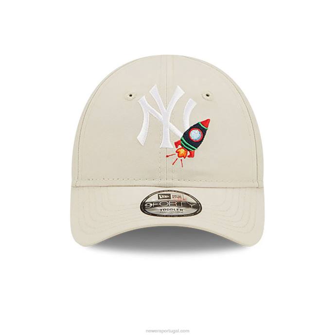 FFTN1775 New Era boné ajustável new york yankees repreve toddler space stone 9forty