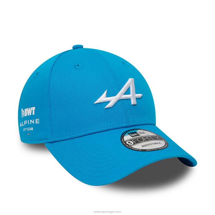 FFTN1777 New Era boné ajustável alpine essencial azul 9forty